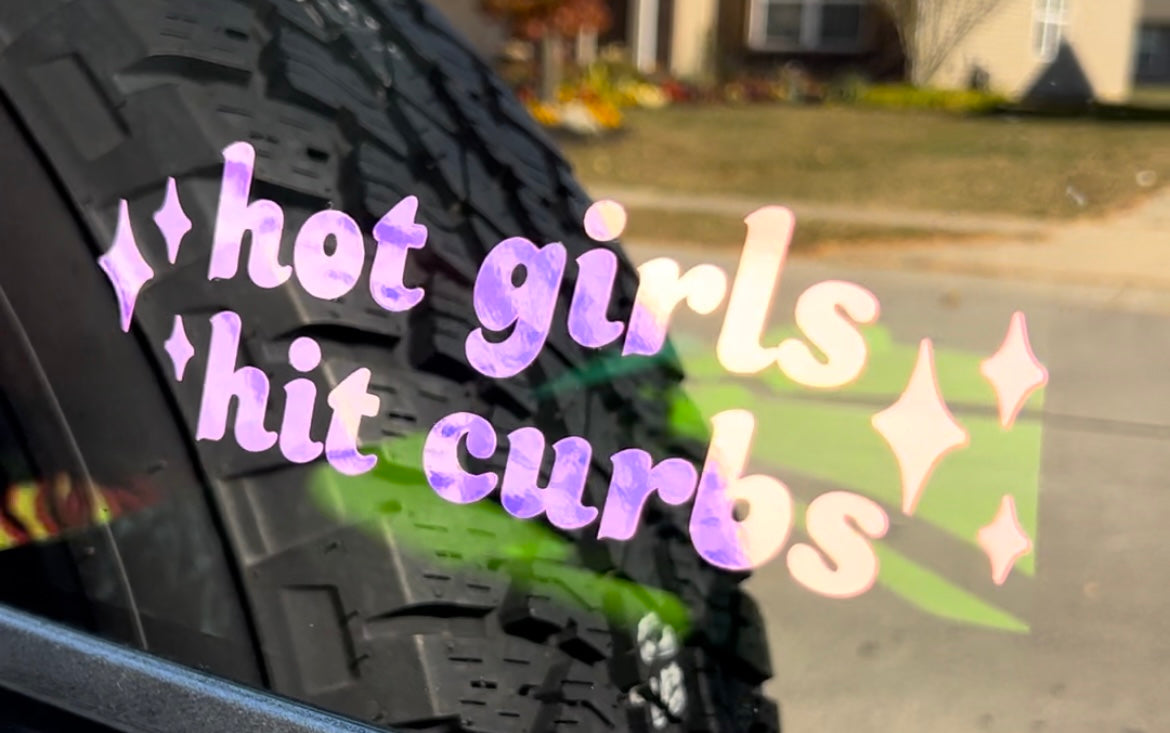 Hot Girls Hit Curbs